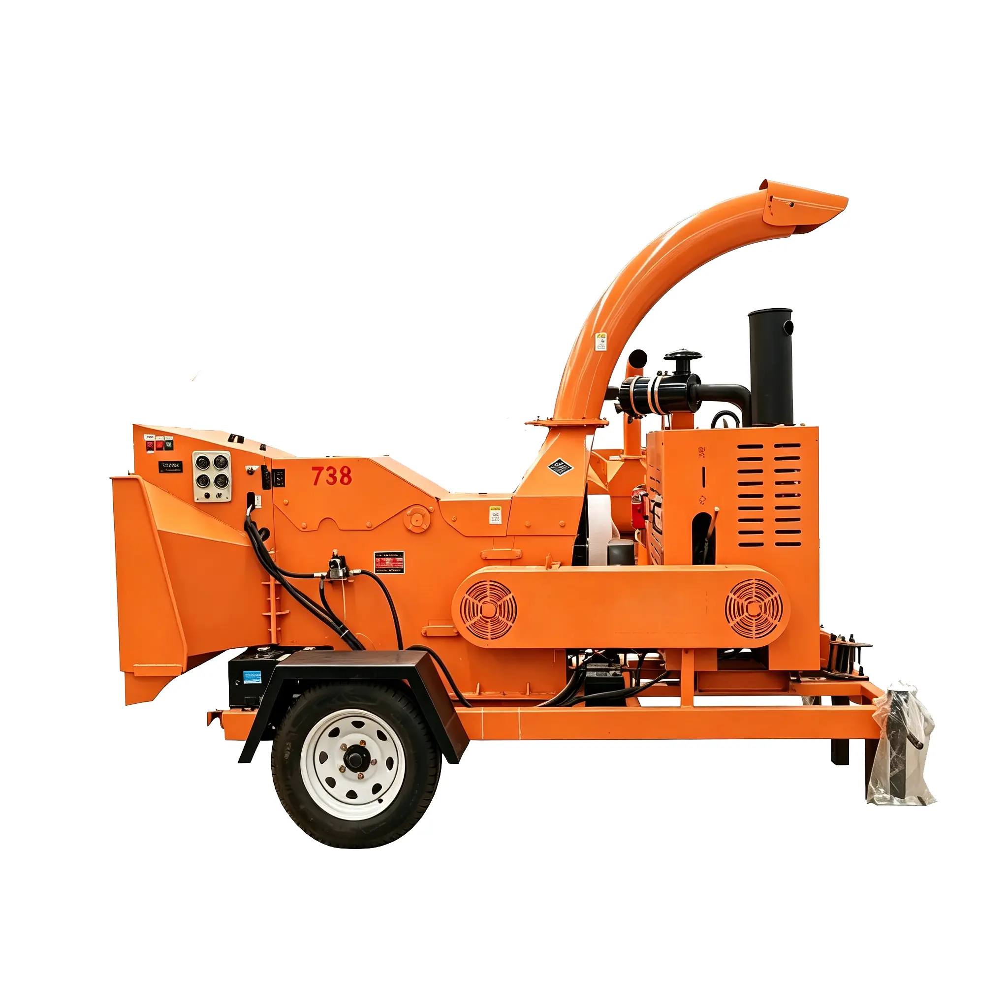 Model 6140 Diesel Engine Branch Chipper