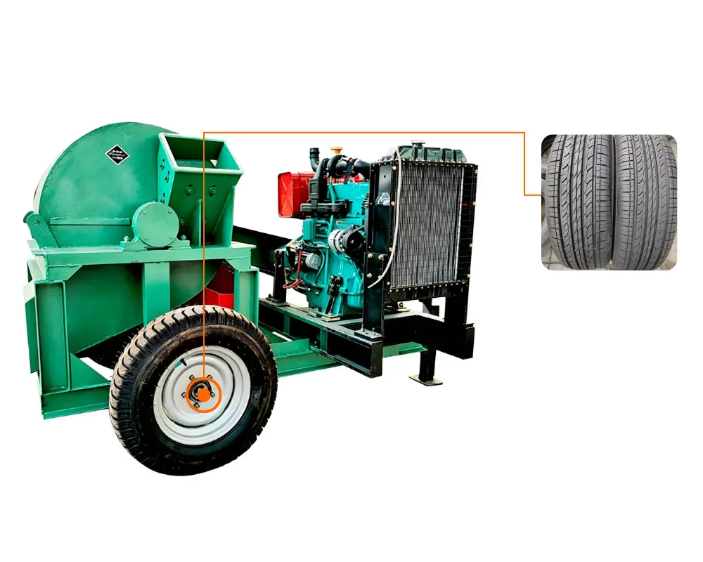China sawdust crusher industrial wood hammer mill machine for branches logs biomass recycling