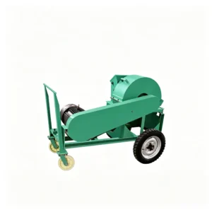 400mm diameter wood crushing equipment processing logs, branches, and wood waste for biomass and industrial recycling applications