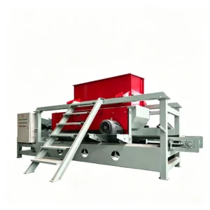 380V heavy duty wood shavings maker processing logs and wood waste into uniform shavings for animal bedding and biomass applications