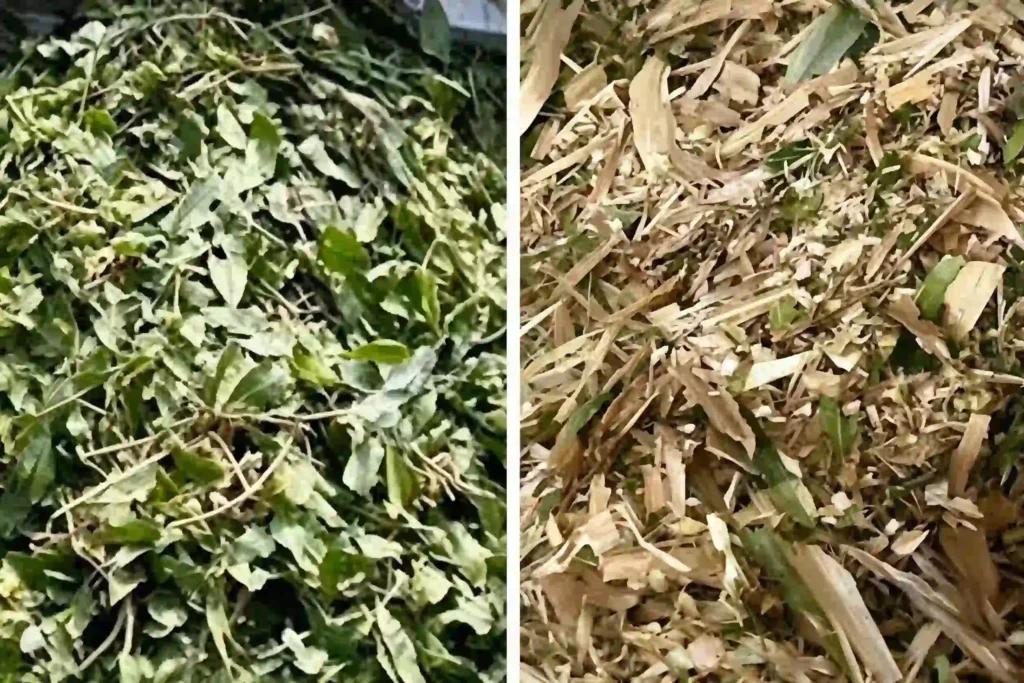 Wood crusher for mushroom cultivation processing wood materials into sawdust substrate for edible mushroom growing