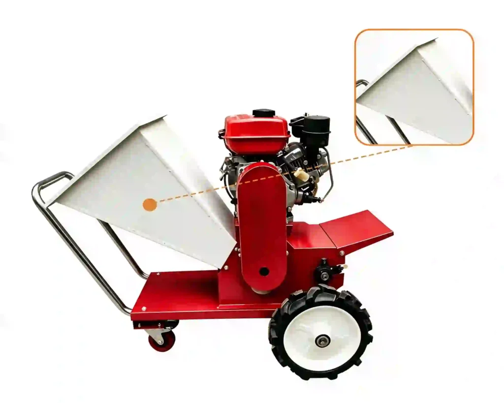 Waste wood crusher processing discarded wood, pallets, timber scraps, and construction waste into reusable materials