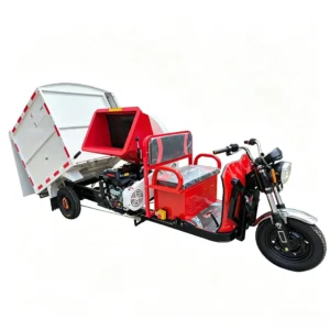 1600kg/h battery powered branch shredder processing tree branches and garden waste with efficient electric mobility