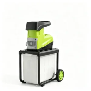 45mm cutting diameter silent wood chipper processing branches and garden waste with low noise operation for recycling