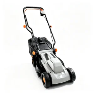 3 height adjustable lawn mower cutting grass with multiple height settings for gardens, lawns, and landscaping maintenance