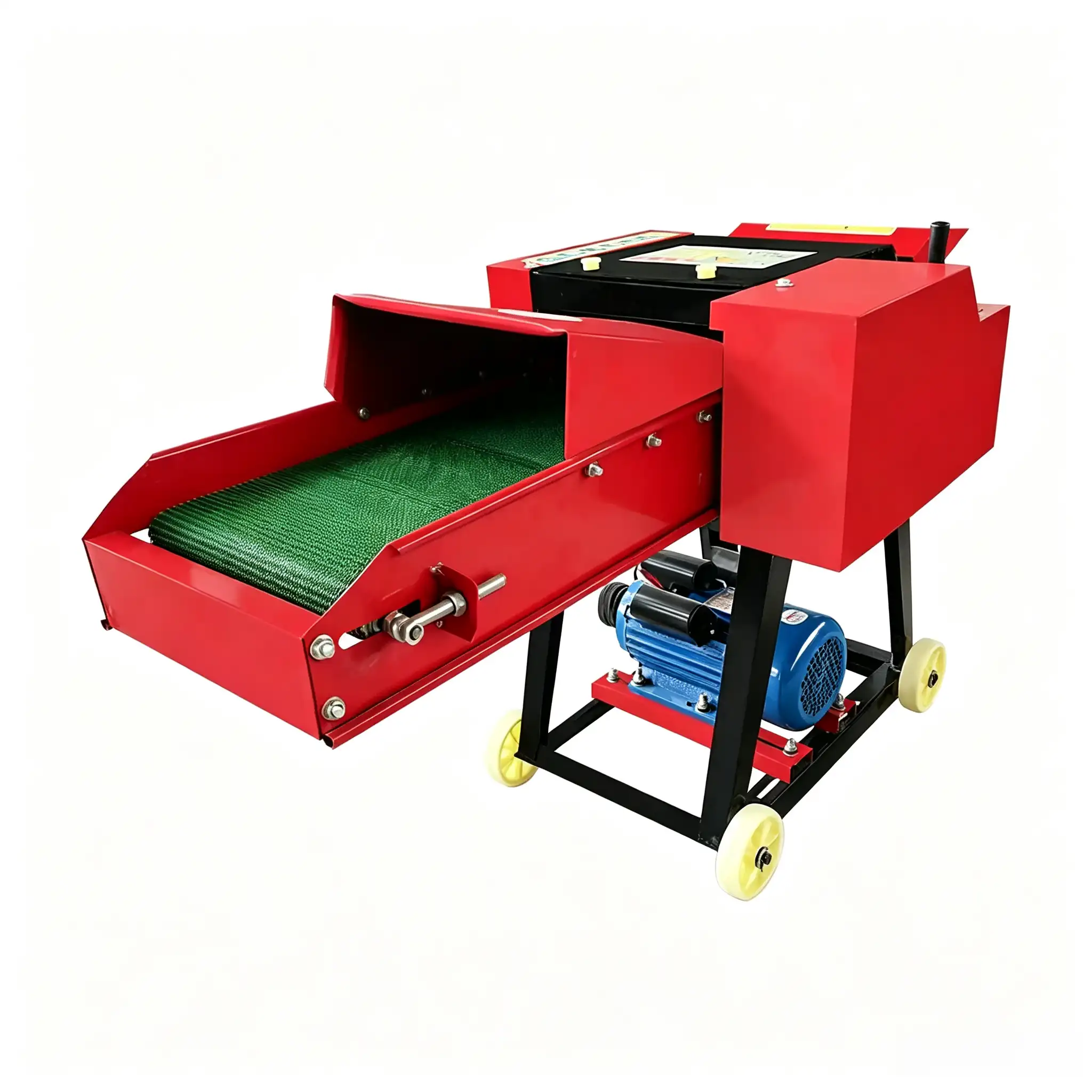 Straw silk kneading machine processing straw, crop residues, and agricultural fibers into softened materials for feed and biomass use