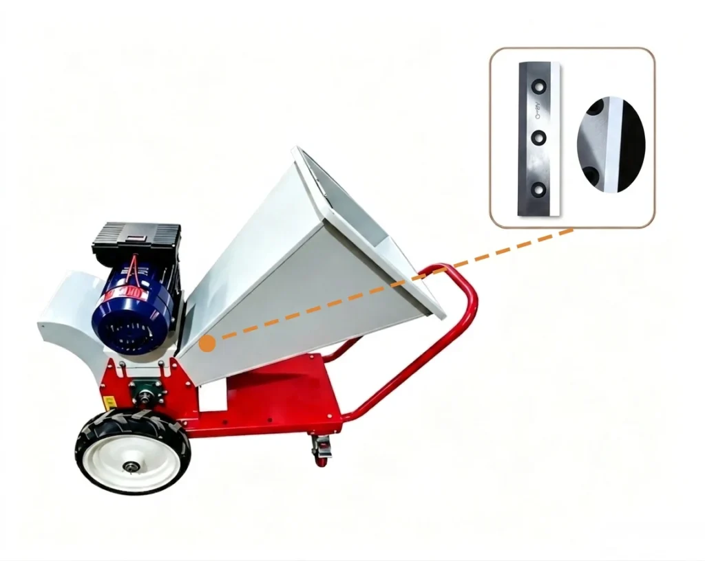 Sawdust crusher for biomass plant processing wood waste, chips, and agricultural residues into biomass raw materials