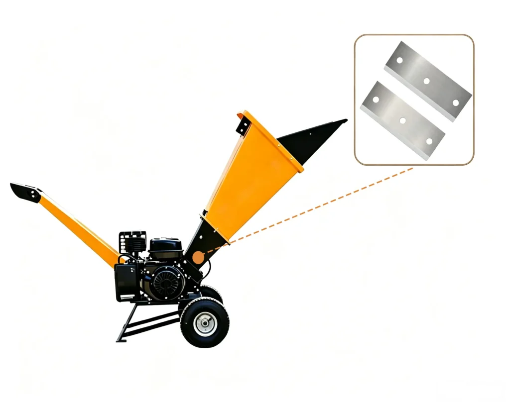 Sawdust crusher for green energy project processing biomass waste into renewable fuel materials