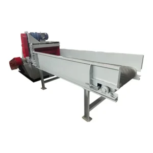 Intelligent feed bamboo crusher processing bamboo poles, bamboo waste, and biomass materials with automatic feeding system
