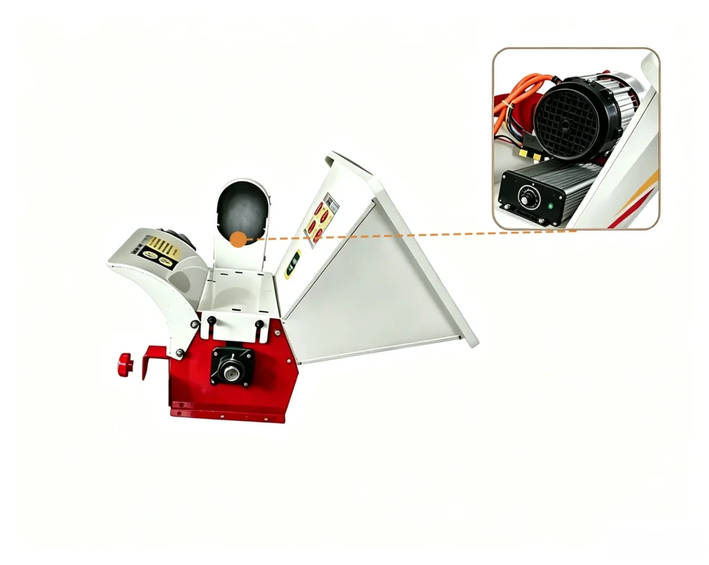 Sawdust crusher for woodworking processing wood scraps, sawdust, and timber waste into reusable materials