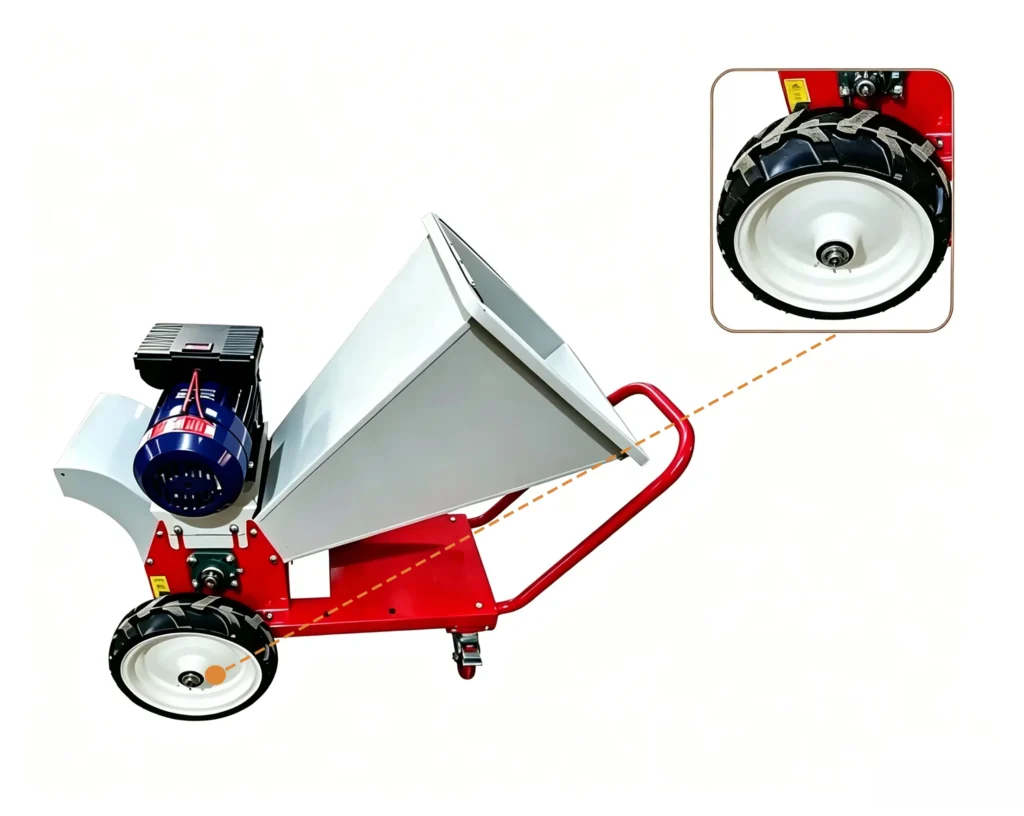 Sawdust crusher for power plant processing wood biomass and waste materials into renewable energy fuel