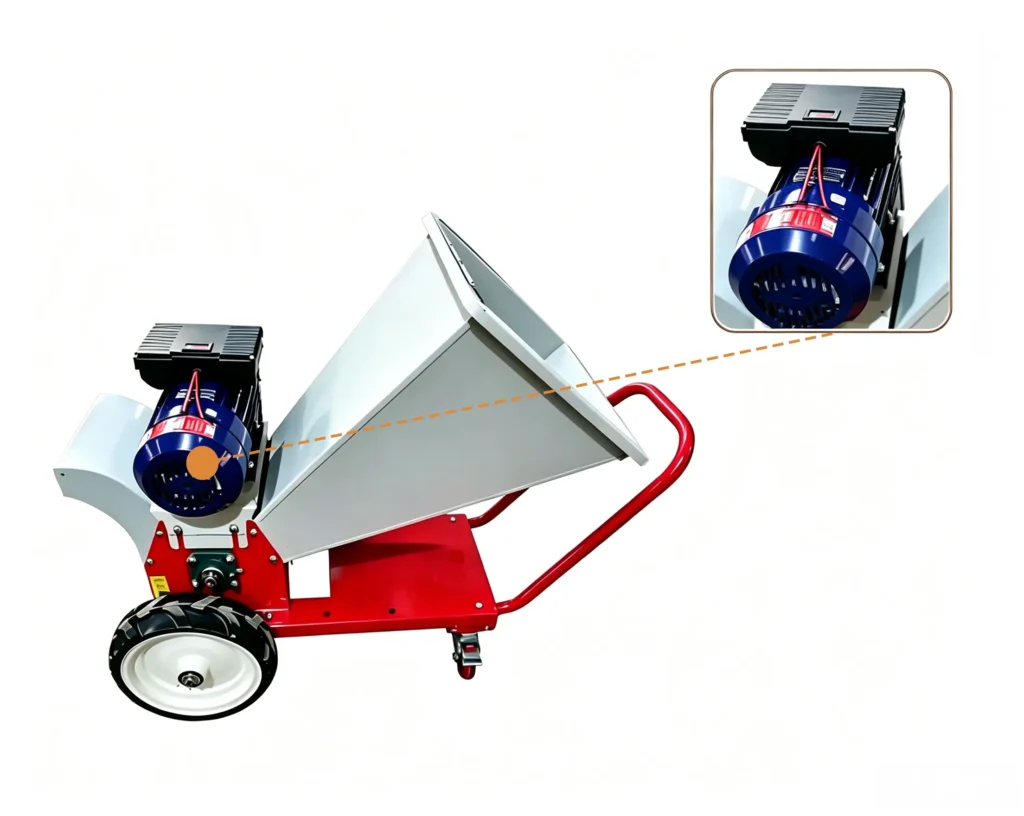Sawdust crusher for board production processing wood chips, sawdust, and biomass materials into board raw materials