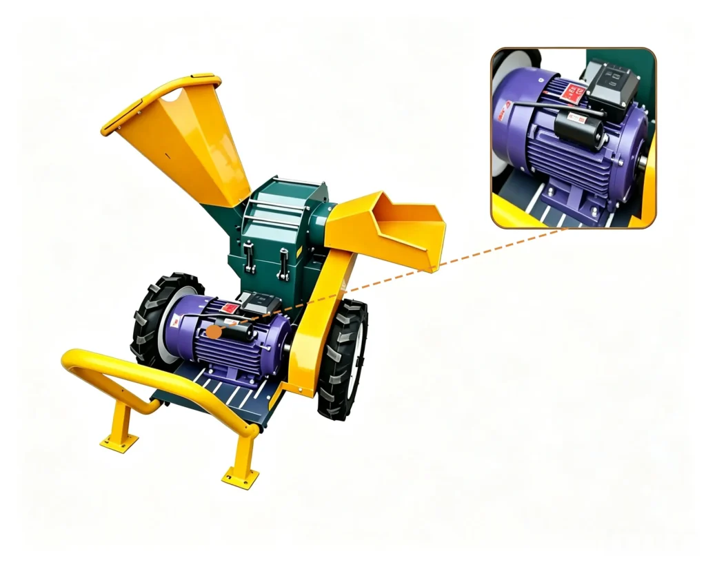 Buy wood sawdust crusher for processing wood chips, branches, logs, and biomass waste into fine sawdust materials