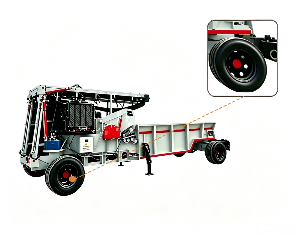 Bamboo sawdust crusher processing bamboo stalks, bamboo waste, and biomass materials into fine sawdust