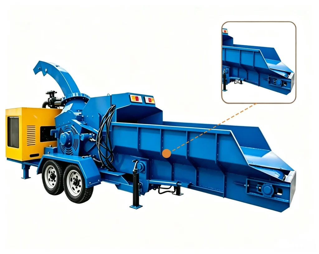 MDF sawdust crusher processing MDF boards, wood fiber waste, and panel scraps into reusable materials