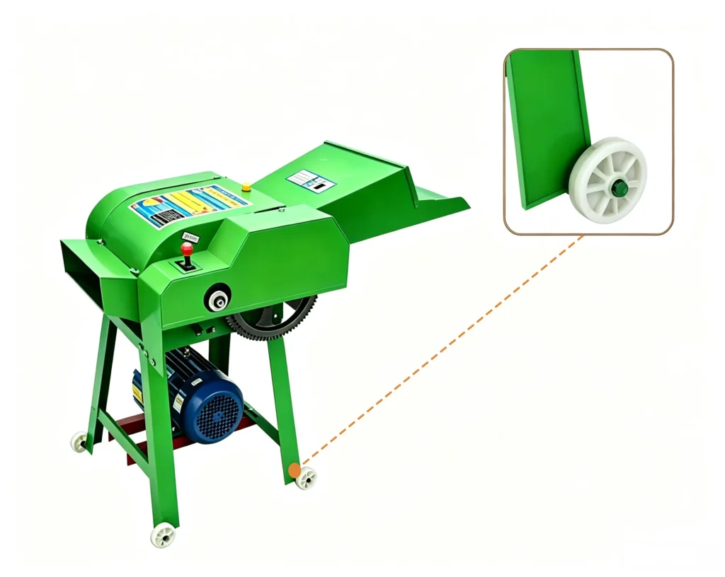 High output wood crusher processing logs, branches, and biomass waste with powerful industrial crushing capacity