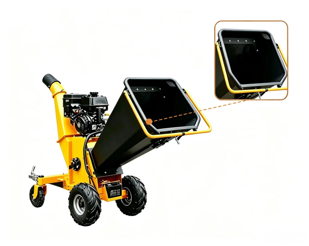 Wood board crusher machine processing plywood, MDF, particle board, and wood panel waste into reusable materials