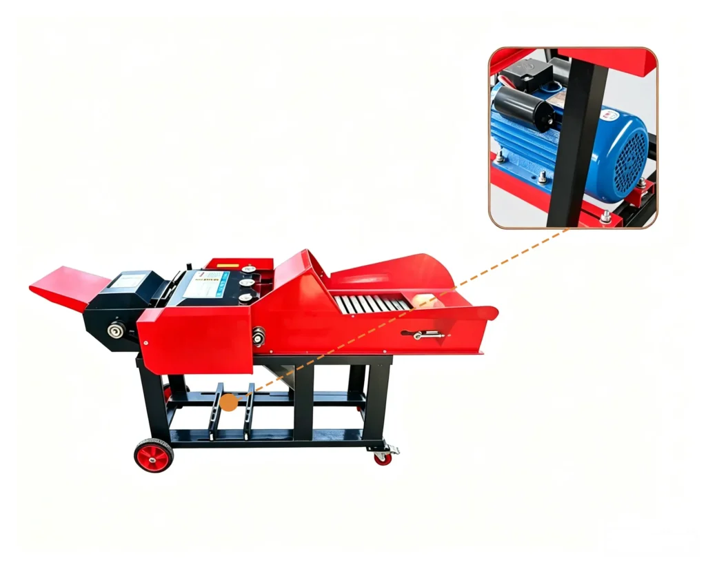 Blade sawdust crusher machine processing wood chips, branches, and biomass materials with high efficiency cutting blades