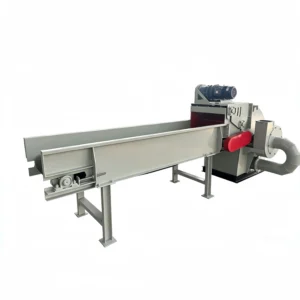 5-10mm fine bamboo crusher processing bamboo poles, bamboo waste, and biomass materials into uniform small particles