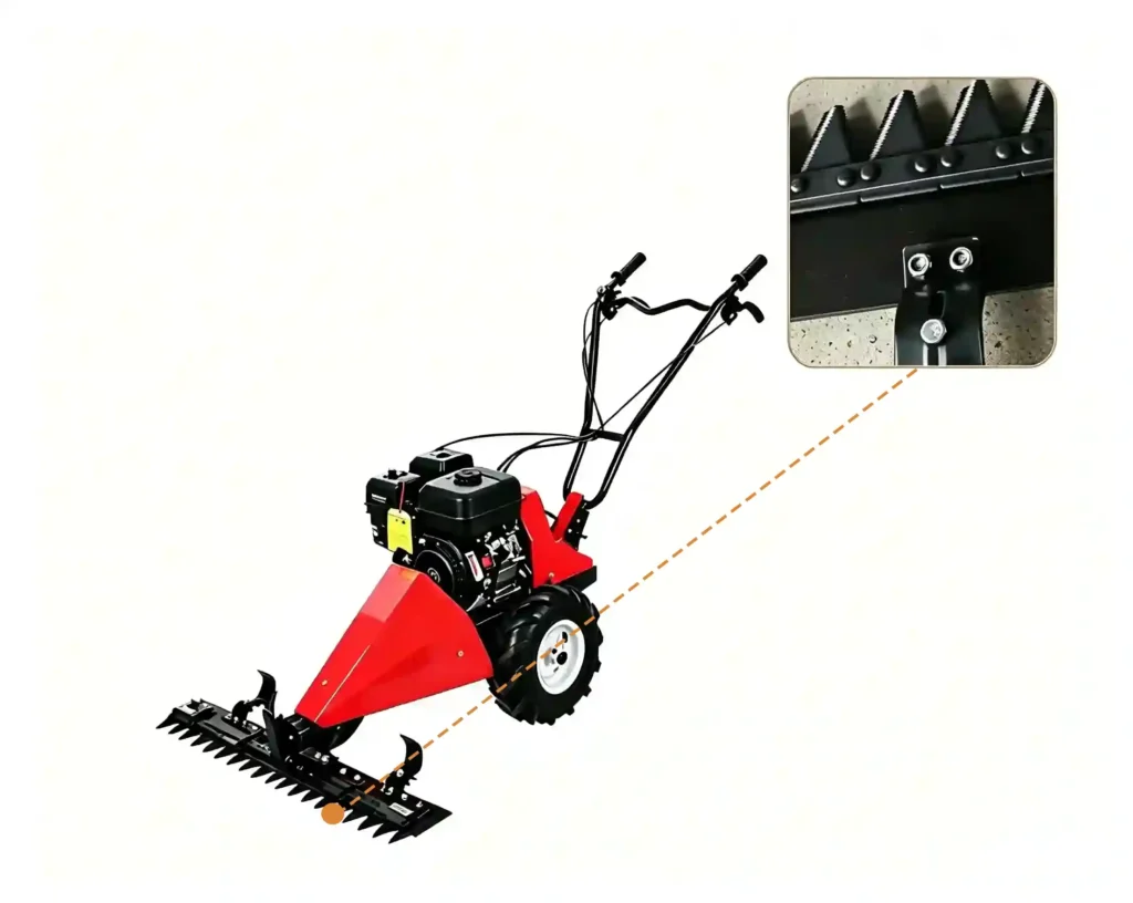 Hammer mill wood crusher processing wood chips, branches, and biomass materials into fine sawdust for recycling and production