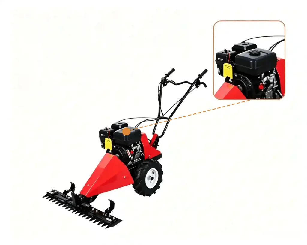 Efficient wood processing machine crushing logs, branches, and biomass waste into wood chips and reusable materials