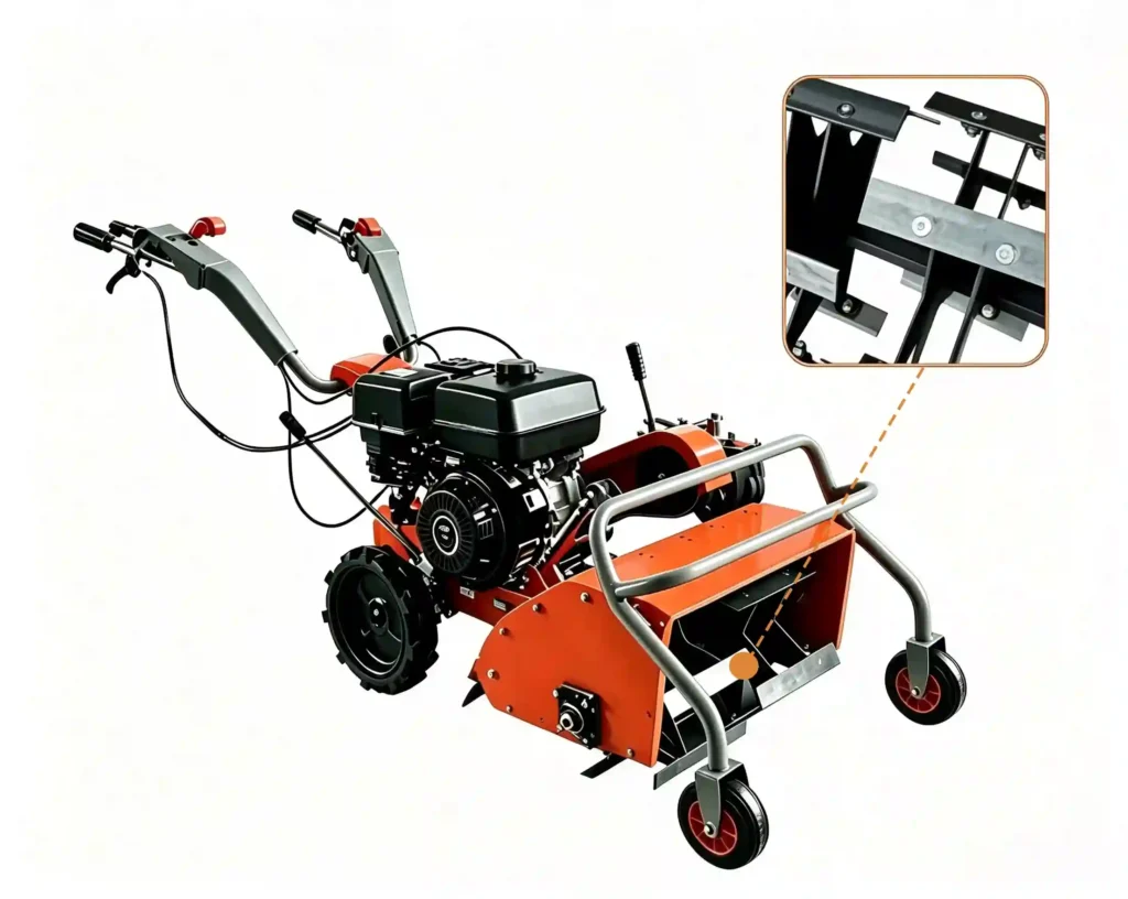 Furniture wood crusher processing discarded furniture, wood panels, and timber waste into reusable biomass materials