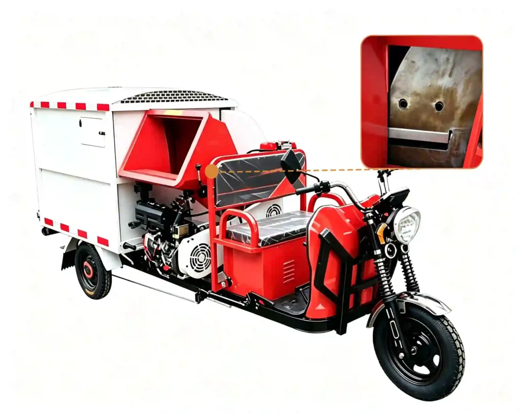Heavy duty wood crushing machine processing large logs, branches, and solid wood waste for industrial recycling applications