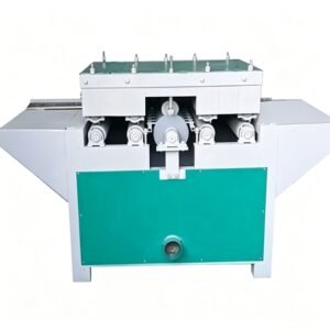 Automatic multi-blade saw for lumber processing with automated feeding and multiple circular saw blades