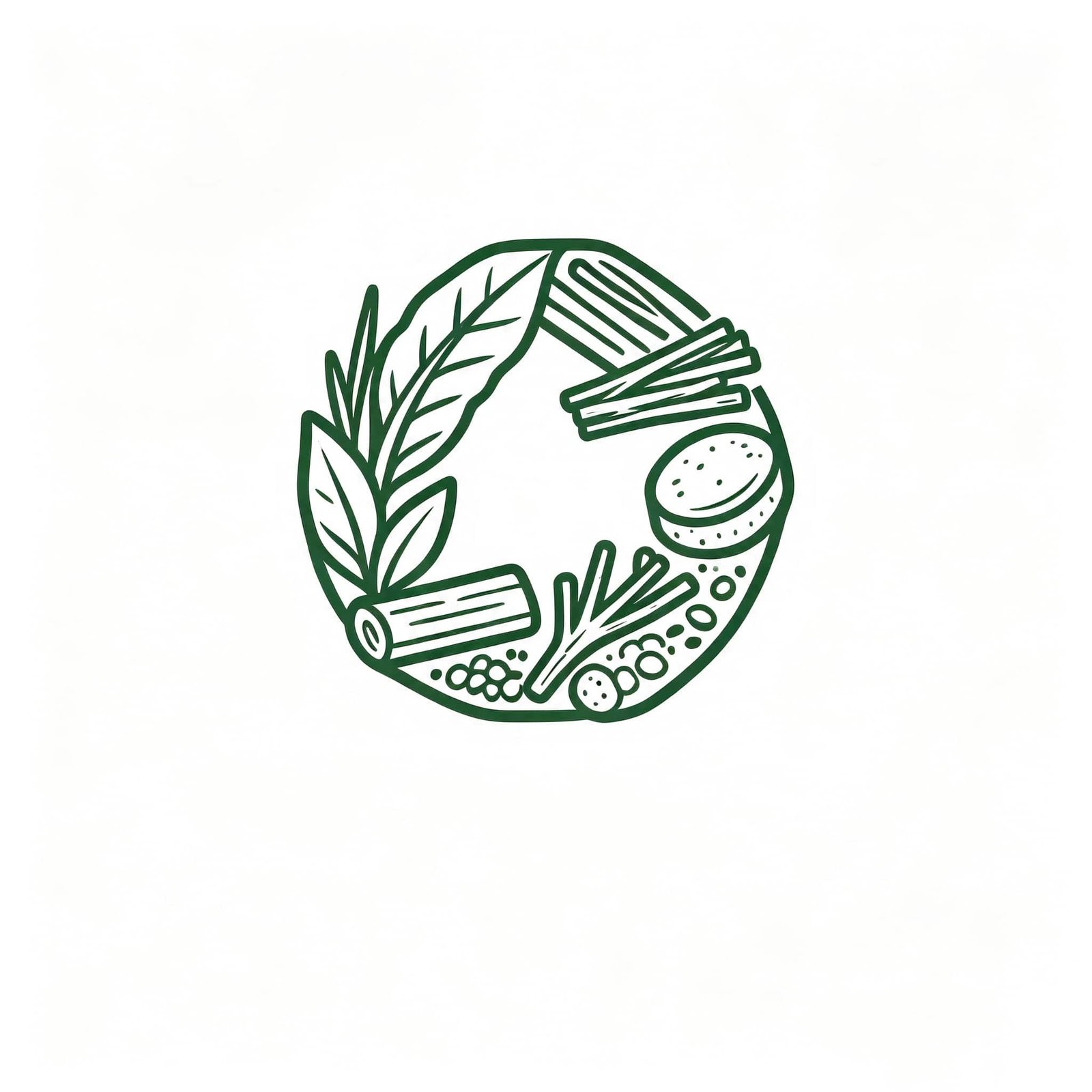 biomass recycling icon