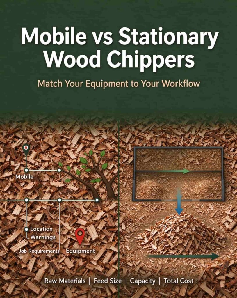 Mobile Wood Chipper vs Stationary Wood Chipper: Which Is Right for Your Business?